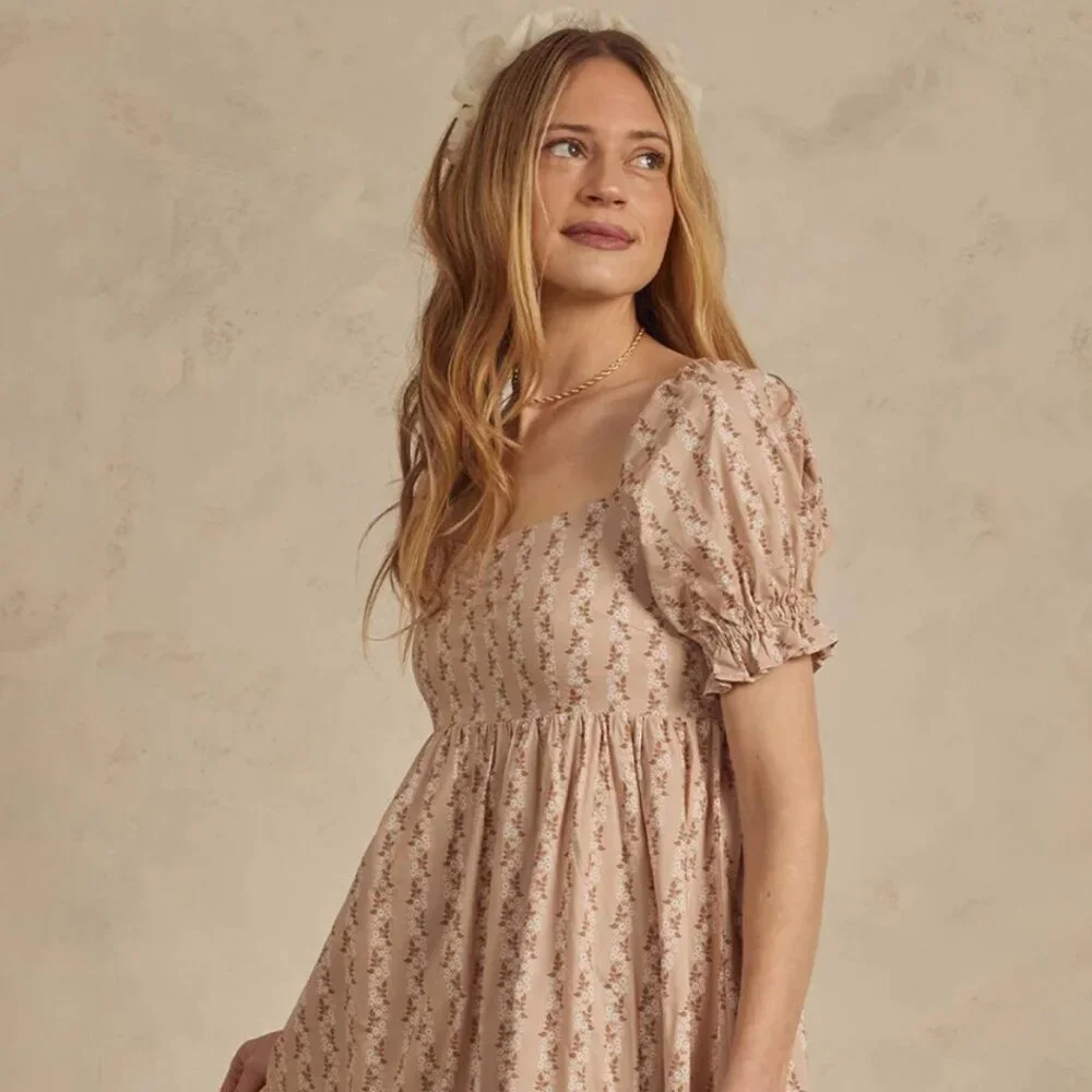 NWT - Rylee + Cru Noralee Chloe Dutsy Rose dress - Picture 2 of 3